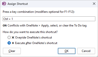 Key Capture Conflict