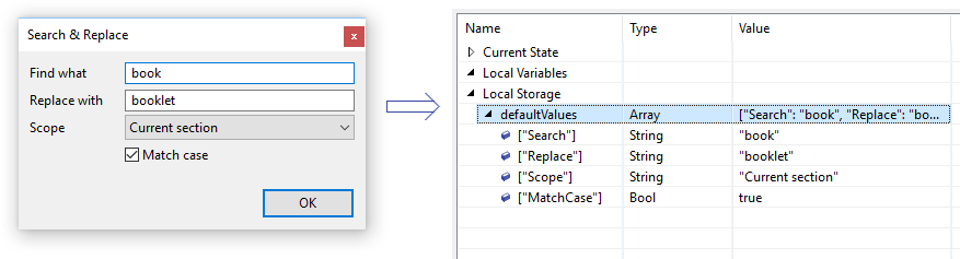 Object Browser Local Storage